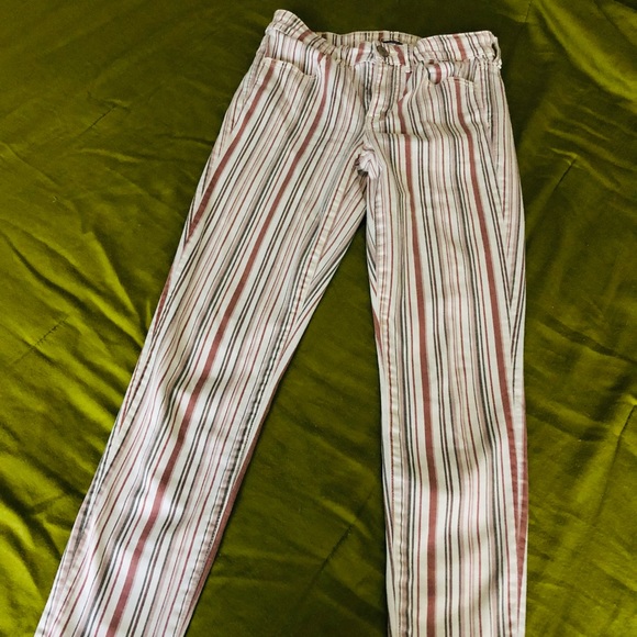 American Eagle Stripped Jeggings - Picture 1 of 2